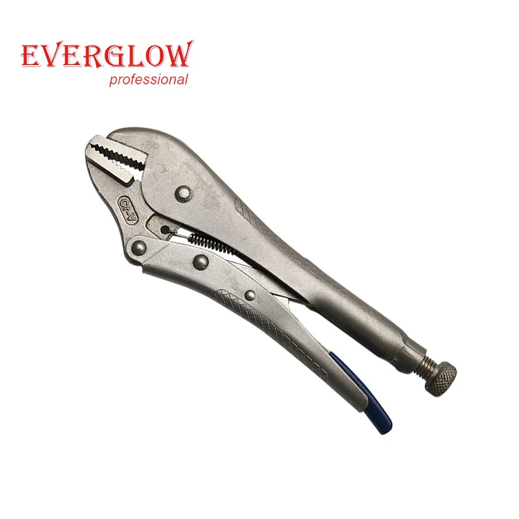 Nickel Plated 10&quot; CRV Round Jaw Seal Cutting Locking Pliers Self Locking Pliers