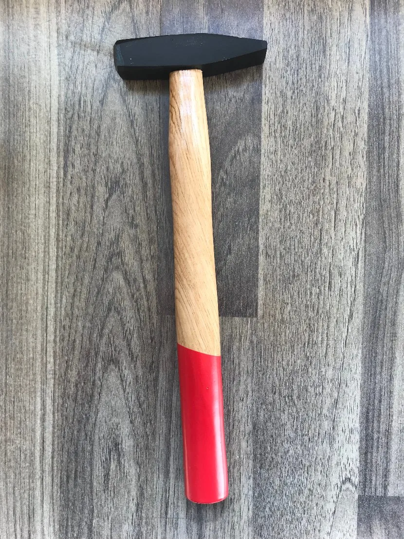 German Type Machinist&prime;s Hammer with Wooden Handle
