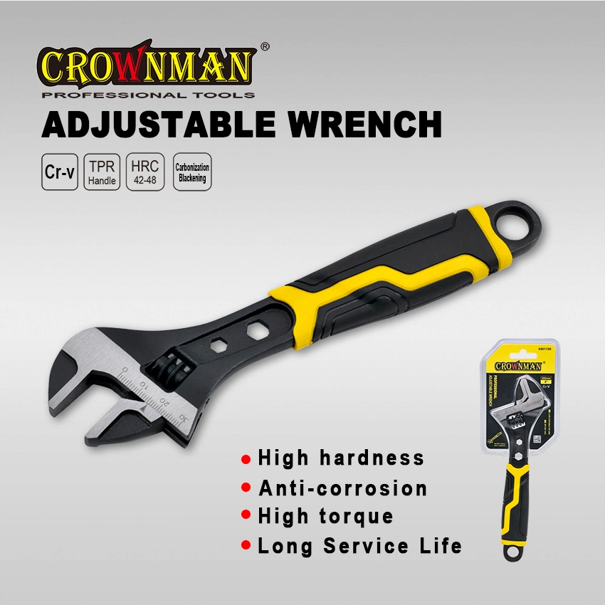 Crownman Maintenance Tool, 8&quot;/10&quot;/12&quot; CRV Material Adjustable Wrench