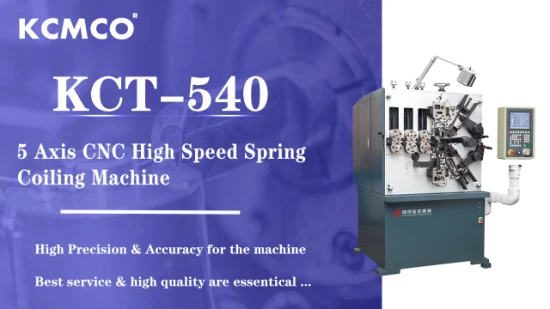 High Performance Compression Spring Machine with Japan Servo Motor /  KCMCO CNC Spring Coiling Machines