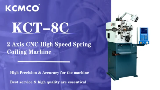Spring Coiling Machine with Stainless Steel Spare Parts 2 Axis Washing Machine Suspension Spring for 0.8mm Cam Spring Machine