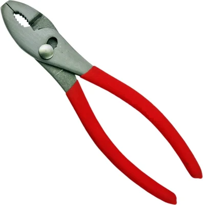 Professional Drop Forged Slip Joint Pliers with Red Dipped Grip