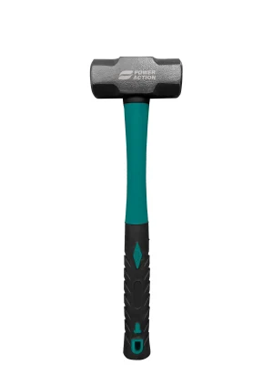 High Carbon Steel Sledge Hammer with Rubber Covered Non-Slip Handle