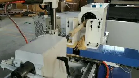 China New Automatic Wood Engraving Machine Wood Turning Lathe with Spindle