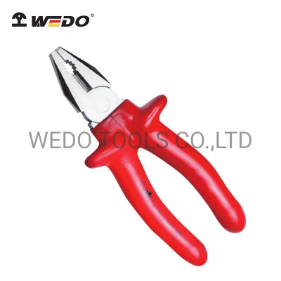 Wedo Insulation VDE Dipped Lineman Pliers for Electrician Use